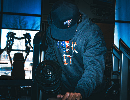 ROK IT Heavy Hoodie Charcoal