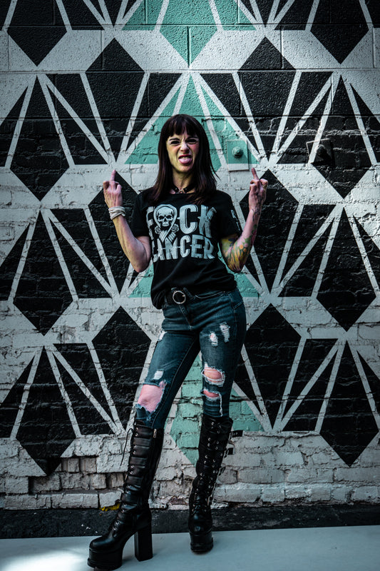 Womens F*CK CANCER Tee
