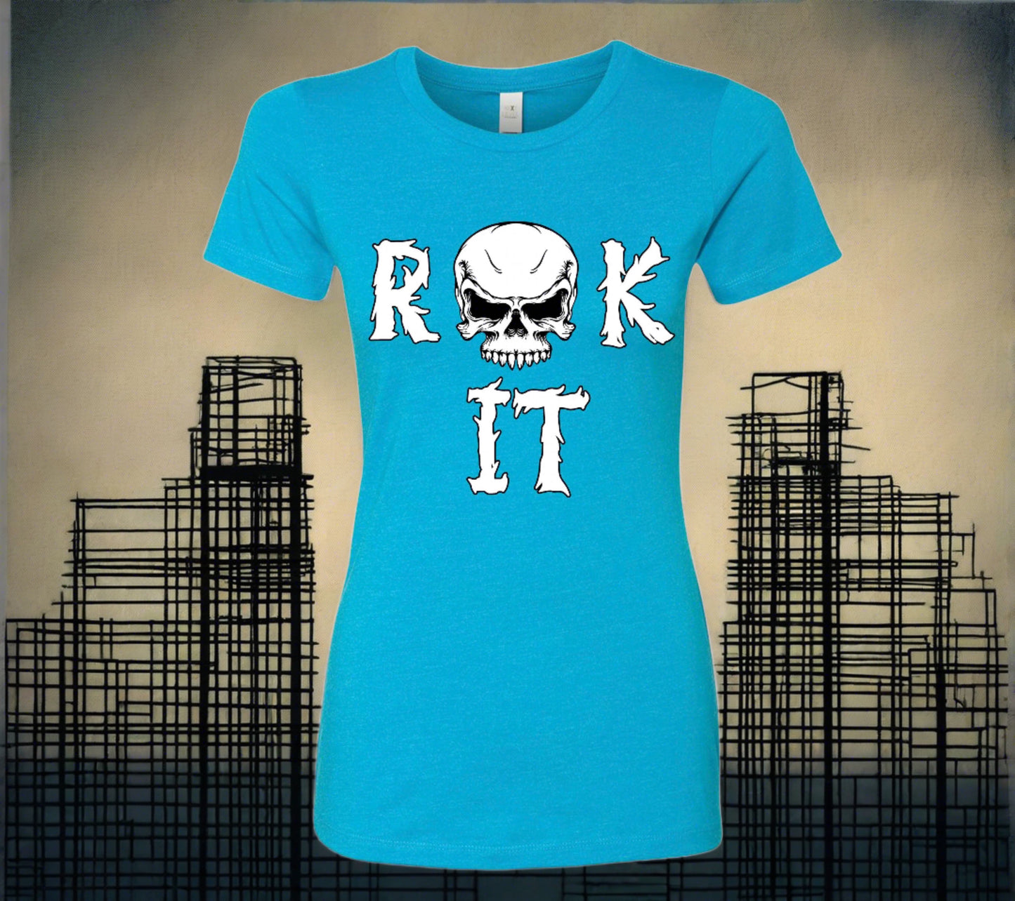 Womens Turquoise Tee