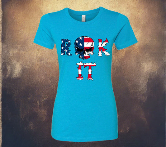 Womens Turquoise Tee
