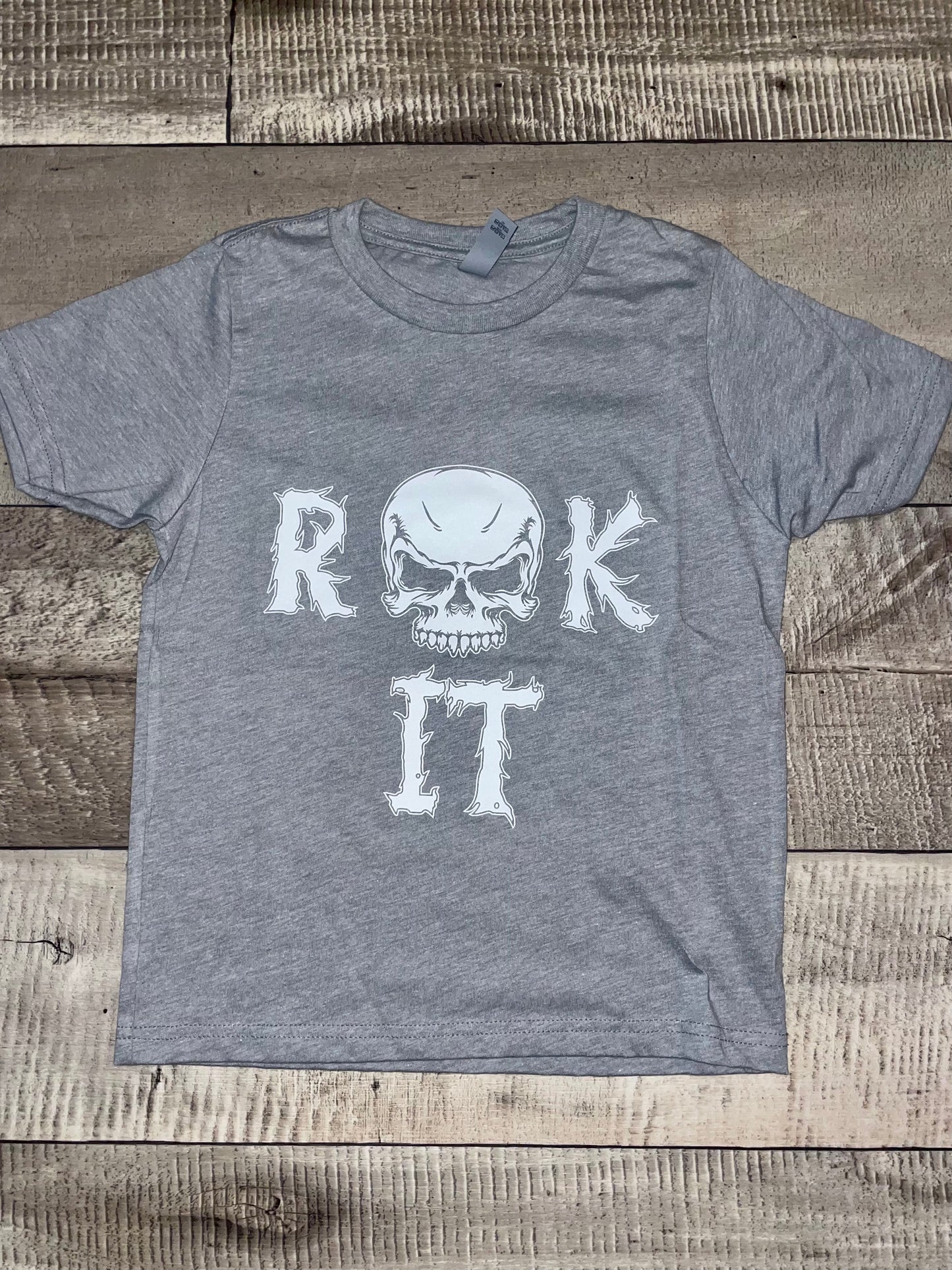 Kids Grey ROK IT Shirt