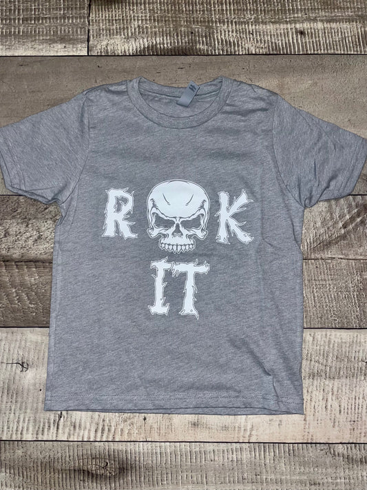 Kids Grey ROK IT Shirt