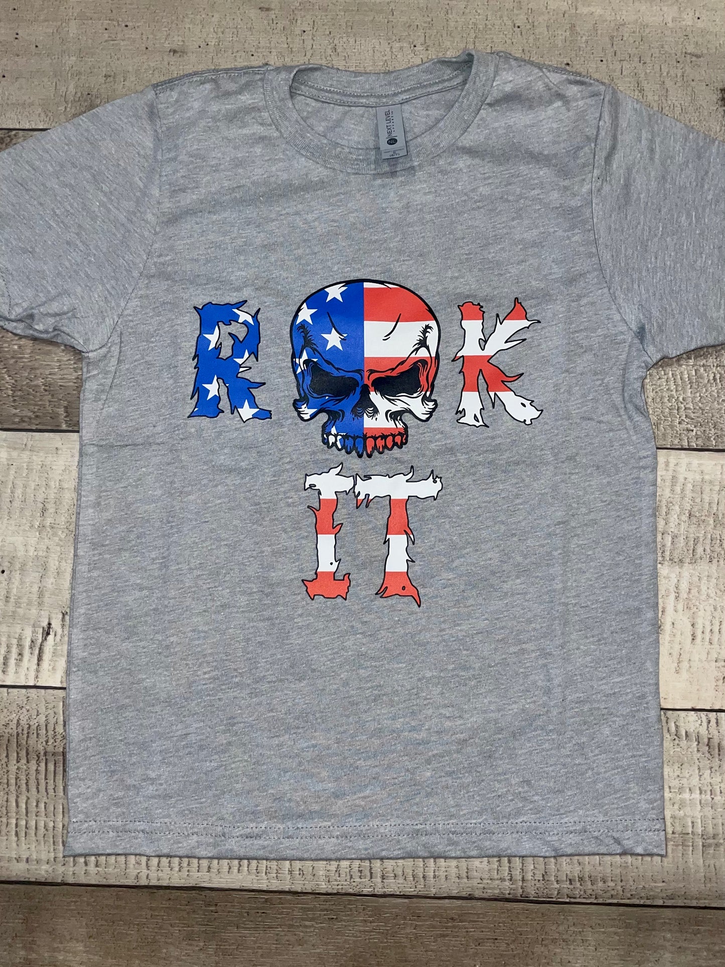 Kids Grey ROK IT Shirt