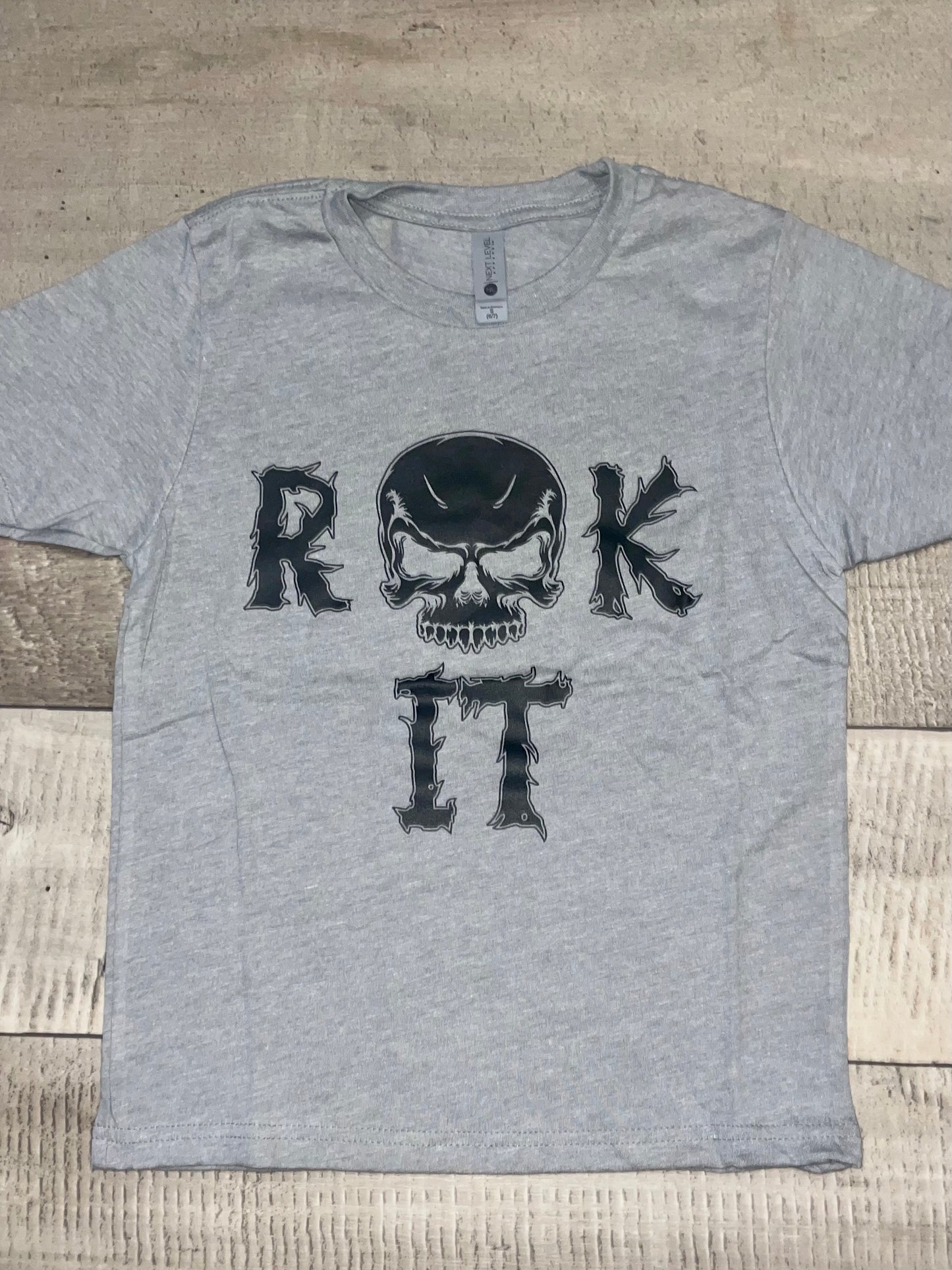 Kids Grey ROK IT Shirt