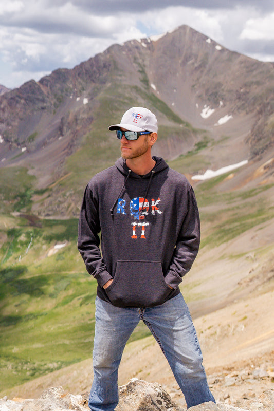 ROK IT Heavy Hoodie Charcoal