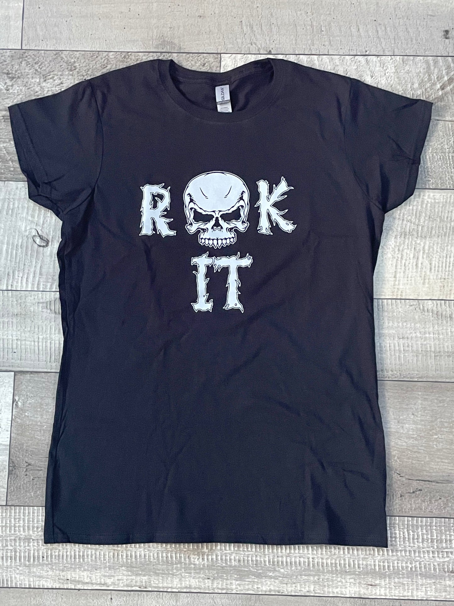 Womens  Black & White Shirt