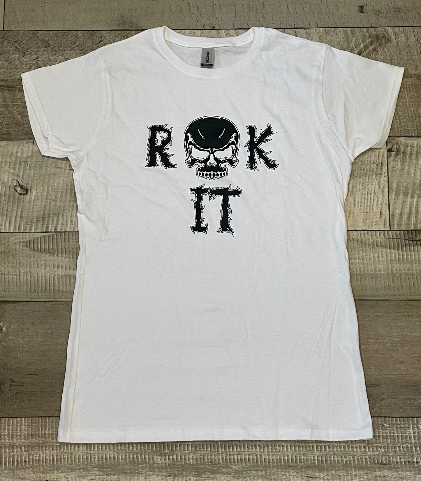 Womens  Black & White Shirt